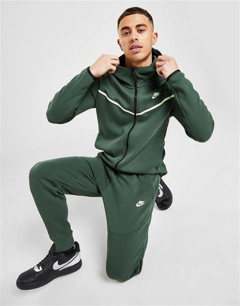 nike tech wit groen|nike tech fleece pants.